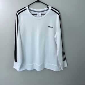 Adidas white and black crewneck sweatshirt size XL